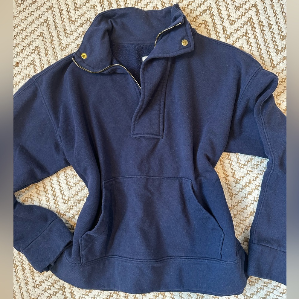 a new day navy pullover XS